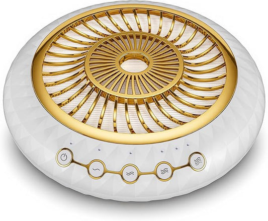 Nail Dust Collector 5000RPM Quiet Vacuum Fan with Dustwith Reusable Filter for Home & Salon Manicure - Beginners & Pros