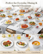 MALACASA 18-Piece Dinnerware Set - Image 7