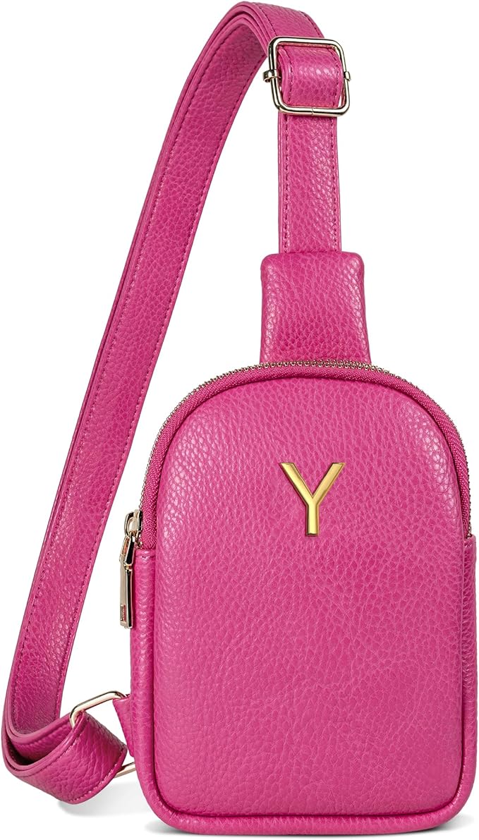 Personalized Gifts for 6 7 8 9 10 11 12 13 14 15 16 17 18 Years Old Teen Girls, Cute Sling Purse for Girls, Handsfree Travel Crossbody Bags, Monogrammed Gift, Cute Trendy Stuff