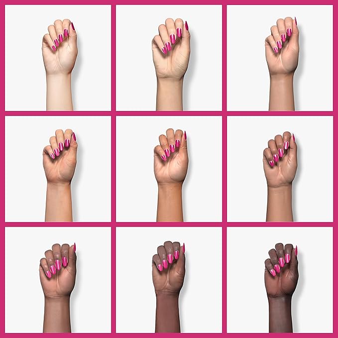 ella+mila Professional, Quick Dry, Long-Lasting & Chip-Resistant Pink Nail Polishes (Cosmo Pink - 0.45 fl oz)