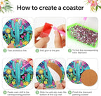 Mrnsiet 8PCS Diamond Art Coasters - Image 6