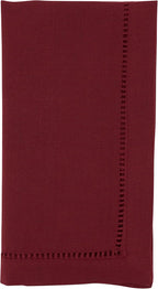 SARO LIFESTYLE Hemstitched Border Dinner Napkin by SaroLifestyle