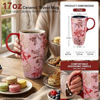 Topadorn 17oz Ceramic Travel Mug - Image 2