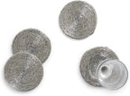 Handmade Beaded Coasters, Glass Bead Coasters in Silver, Coffee Table Décor - Image 4
