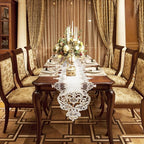 Elegant Vintage Lace Table Runner 36 inches Long - Image 8