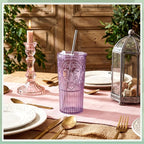2 Set 20oz Vintage Plastic Tumbler - Image 4