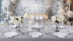 Nervure 100Pcs 10.25'' Silver Plastic Plates, Party Plates - Image 8