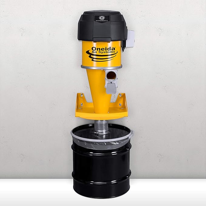 Oneida Air Systems Supercell High-Pressure Dust Collector (35-Gallon)