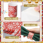 FoldTier 300 Pcs Paper Napkin Rings Disposable Napkin Bands Self Adhesive - Image 3