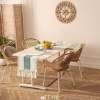 Boho Table Runner for Home Decor 12x36 Sage Green Fall Decorations | 36 Inches - Image 7