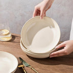 AmorArc 8.5'' Large Ceramic Pasta Bowls, 36oz Stoneware Pasta Serving Bowls Set - Image 7