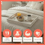 Trellis Mango Wood Serving Tray - Image 3