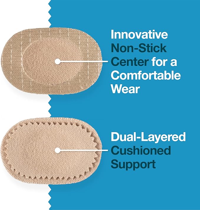 ZenToes Bunion Pads, Adhesive Bunion Cushions for Waterproof Protection, 24 Count