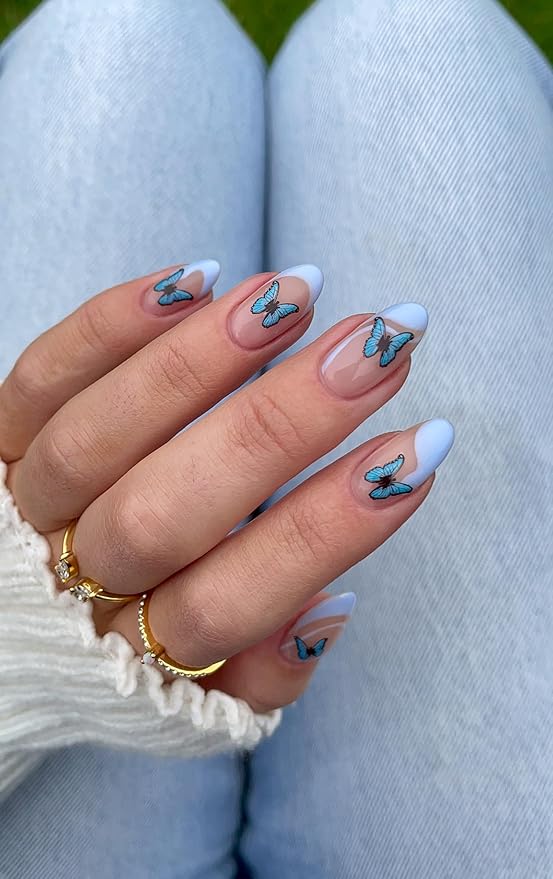 Deco Beauty Sunny Side Up Nail Stickers - Lightweight & Easy-to-Apply Nail Art with Cute & Trendy Design - Durable & Long-Lasting Nail Stickers for Women, Ideal for DIY Manicures