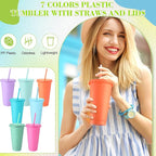 Honeydak 60 Pack Tumbler with Straw and Lid Bulk Cups - Image 3