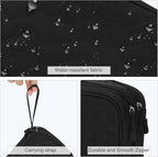 FYY Electronic Organizer, Travel Tech Pouch Bag, Waterproof, Double Layers - Image 4