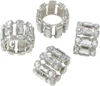 Jeweled Gem Stone Napkin Ring by SaroLifestyle