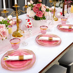 Bestluck 350PCS Burgundy Disposable Dinnerware - Image 7