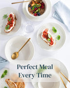 12 Piece Stoneware Dinnerware Set - Image 4