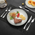 Hammered 30 Pieces Set Silverware Set - Image 6