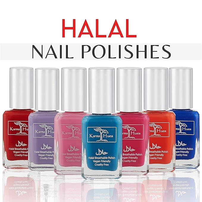 Karma Naturals Certified Halal Nail Polish - Breathable & Water Permeable, Wudu Friendly (Jamila)