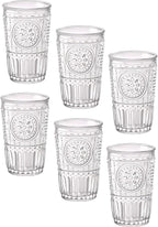 Bormioli Rocco Romantic Set Of 6 Tumbler Glasses, 11.5 Oz. Clear Crystal Glass by Bormioli+Rocco