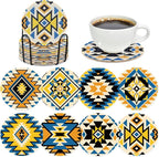 Aztec Diamond Art Coasters by INCOK