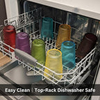 Plastic Drinking Glasses 8PCS, 19oz Reusable Kitchen Cups | Unbreakable - Image 7