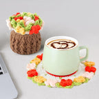 Crochet Flower Coasters, Handmade Bouquet Coasters - Image 6