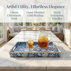 Rectangular Decorative Serving Tray - Image 4