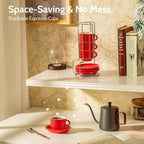 Sweese 4 Ounce Porcelain Stackable Espresso Cups - Image 4