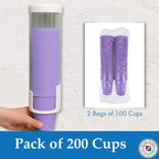Henry Schein 5 Oz Plastic Disposable Dental Cups, 200 Ct | Embossed Grip - Image 5