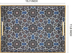 AGIOTA Coffee Table Trays for Living Room Serving Tray - Image 3