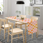 Retro 70s Floral Table Runner Spring Groovy Flower Dinner Runner - Image 3