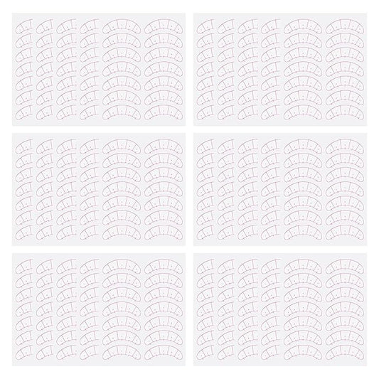 420 Pieces Lash Mapping Stickers, Lash Extensions Five-Point Positioning Stickers, Lash Extension Supplies, Eye Patch/Pads Lash Mapping Practice for Beginner/Tech Lash Artists (Simple Packaging)