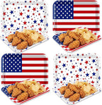 4 Pieces Patriotic Serving Trays by Tiangrid