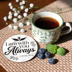 10pcs Coasters for Drinks with Bible Verses Absorbent Coasters Set Round - Image 7