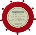 COTTON CRAFT Glitz Handmade Beaded Coasters - Image 6