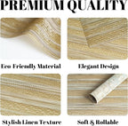 Placemats Set of 8 Vinyl/Plastic Woven Place Mats - Image 2