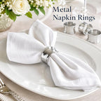 Durable Metal Iron Napkin Rings - Image 7