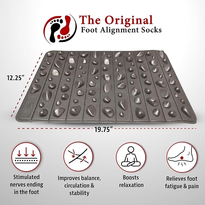 My Happy Feet Foot Alignment Socks with Toe Separators for Men or Women