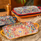 Boho Ceramic Serving Platters - Image 3