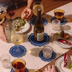 Linen Coasters for Drinks Set of 6, Fabric Coasters - Image 6