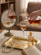 4-Pack Gold Serving Trays Set - Image 2