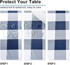 Checkered Square Tablecloth - Image 2