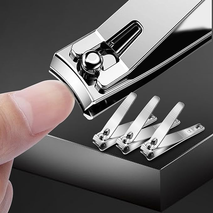 20 Pack Nail Clippers Bulk,Sharp Blade Toe Nail Clippers Fingernail & Toenail Nail Clipper in Bulk, Portable Bulk for Women Man Adult Homeless Care