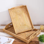 Rattan Rectangular Serving Tray - Image 6