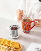 vancasso 18 Oz Tea Infuser Mug - Image 7