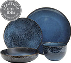Gibson Elite Matisse 16-Piece Dinnerware Set – Double Bowl Reactive Glaze - Image 4