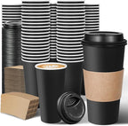 Ginkgo 100 Pack 20 oz Disposable Coffee Cups by HOME